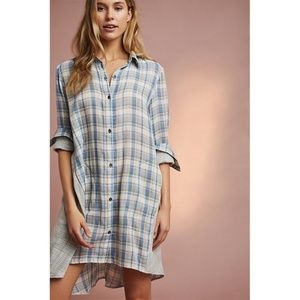 Anthropologie Saturday Sunday Plaid Shirt Dress